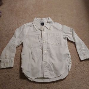 Baby Gap White button down shirt
